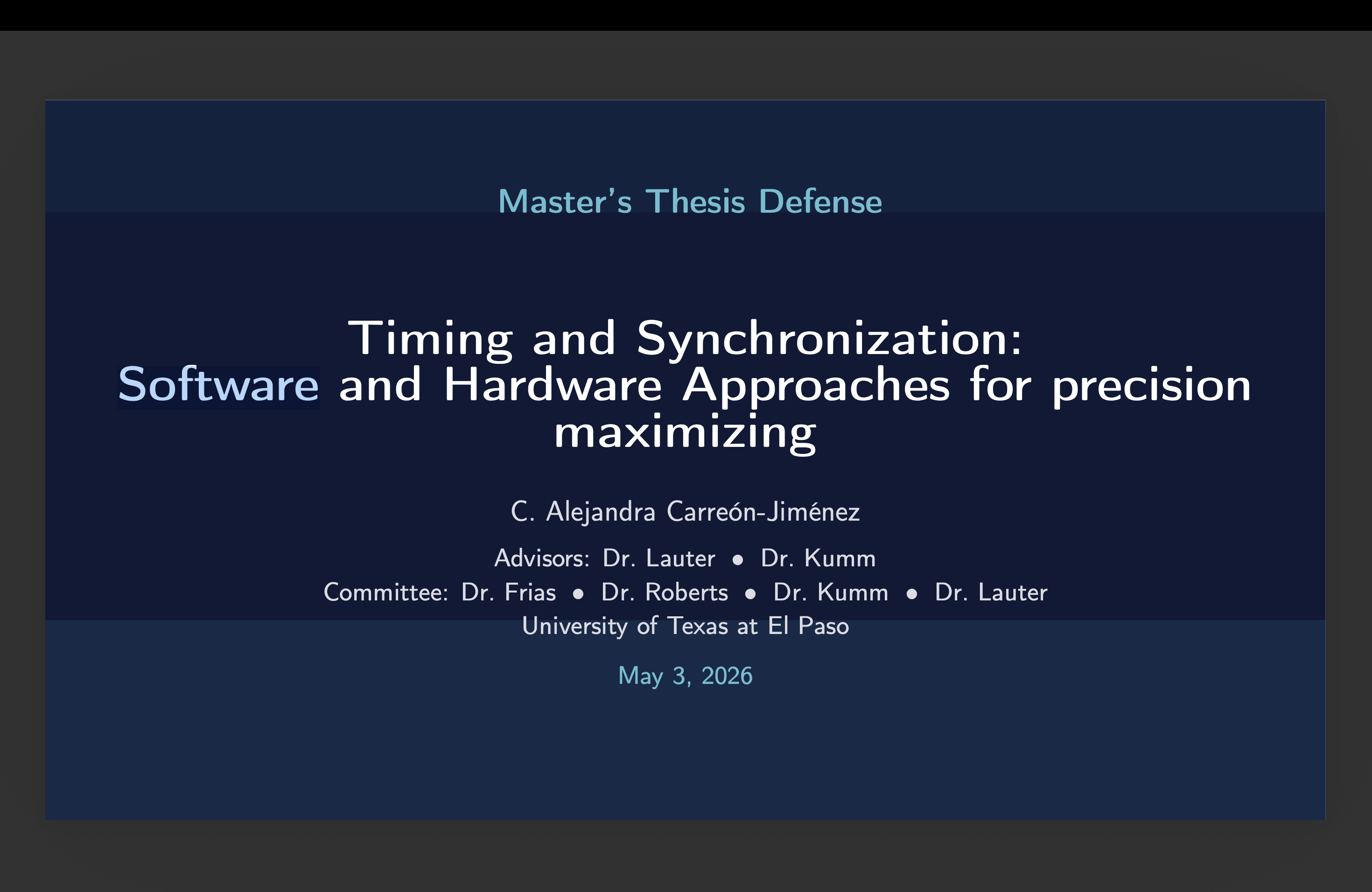MS Thesis